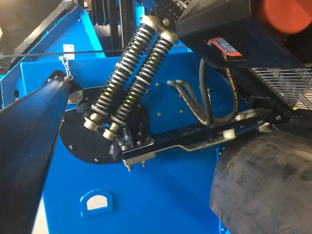 Minimal Maintenance Cantilevered Spring Suspension System - Key Feature of DeSite SLG 108VFRB Vibratory Screener.
